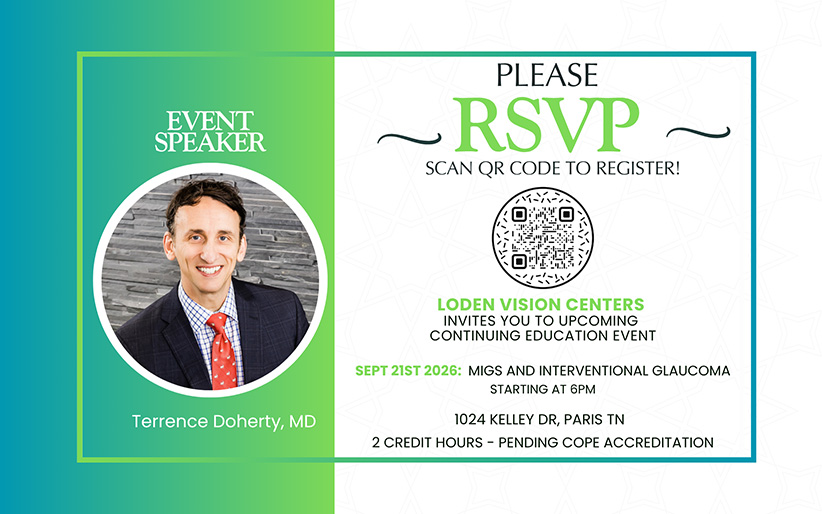 Loden Vision Center Event Graphics
