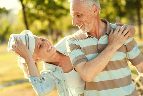 Older Couple Having Fun Together Older Couple Having Fun Together